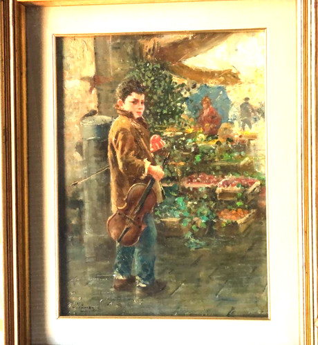 Panza giovanni olio - su, tela