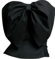 Vezzali corsetto cotone senza spalline bustier crop top