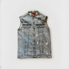 Zara Denim Giacca Gilet