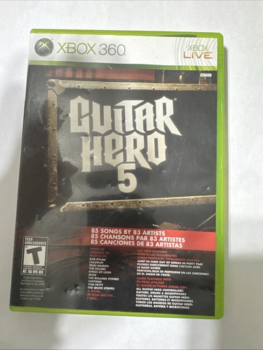 Guitar hero xbox 360 - 5,