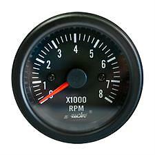 Contagiri 0-8000 RPM Black