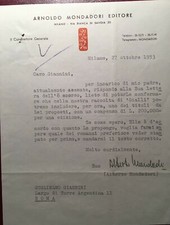 Lettera firmata da Alberto