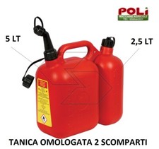 TANICA DOPPIA A 2 SCOMPARTI