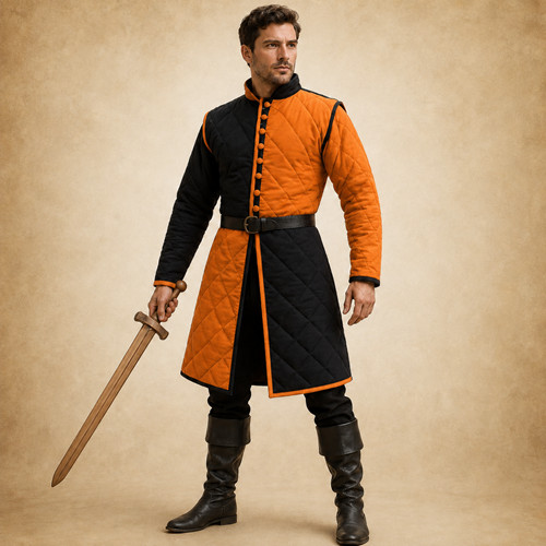 Templar red black - templar, gambeson