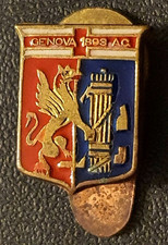 Distintivo calcio ⚽ GENOA spilla GENOVA badge LIGURIA pin VENTENNIO con PIEDINO 