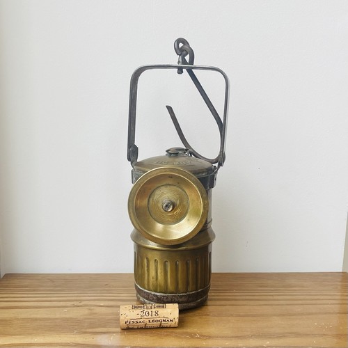 Antica lampada minatore in - lampada,