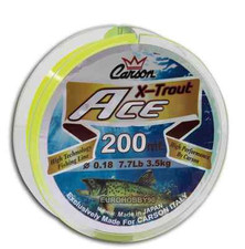 filo giallo fluo da pesca 0.20mm 200m trota lago torrente tremarella monofilo tp
