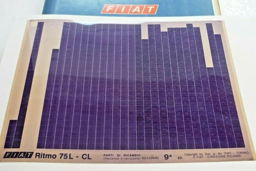 Fiat ritmo 9 a - ritmo, cl