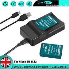2x EN-EL12 batteria e