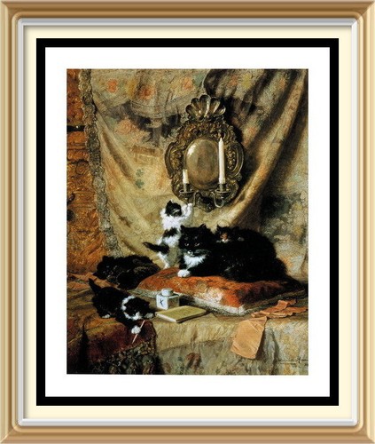 Henriette ronner knip 7x5 - henriette, wall