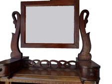 Antico Specchio/ psiche/ specchiera da tavolo- Carlo X- ‘800- restaurato