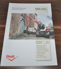 Brochure depliant escavatore