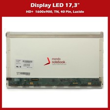 Display Pannello LED 17,3" per Notebook Toshiba Satellite C70D (40 pin)