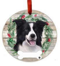 Border Collie Ornament - E&S