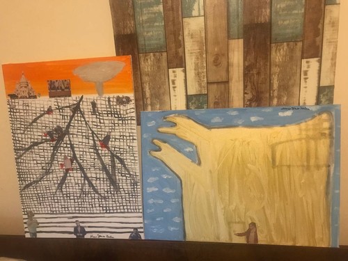 Diptyque lot 2 - :, tableaux