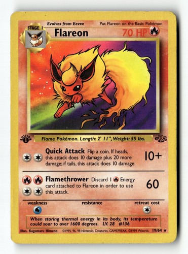 Pokemon card flareon - pokemon,