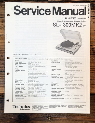 Technics 1300 mk2 - technics,