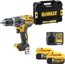 Trapano Avvitatore con Percussione 18 V 5Ah + 2 Batterie DeWALT DCD796P2-QW