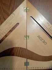 Cav VIANELLI-CIMS Squadra Rapportatore Sarto Sartoria legno-VINTAGE-NO Perazzolo