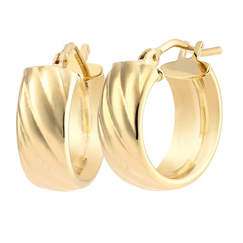 Orecchini cerchio oro - in,