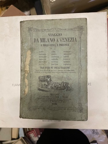 Libro antico viaggio - libro, “viaggio