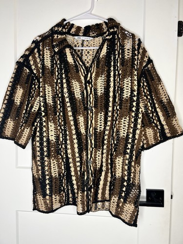 Cardigan zara beige - nero, a