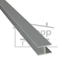 Profilo in alluminio argento