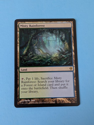 Misty rainforest zendikar - misty,