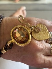 Bracciale Bracciali Collana Collane Cuoio  Cristallo Svarowsky  Cuore La Hola