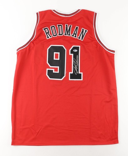 Dennis rodman signed chicago - dennis,