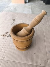 Mortaio con pestello in Legno