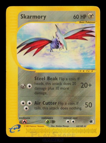 Pokemon card skarmory 165 - card,