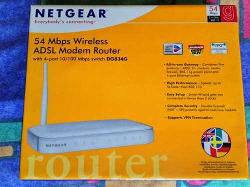 Netgear dg834g chiavetta - netgear, +