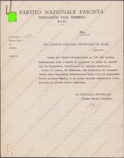 1937 BARI Partito Nazionale