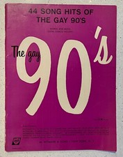 44 Canzoni Colpi Gay Anni 90 Parole Musica Accordo Simboli Libro Vintage 1961