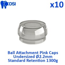 DSI Impianto Laboratorio Odontotecnico Sottodimensionato Ø2,2mm 10 Inserti Tappi Attacco Ritenzione