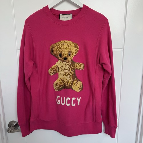 Felpa gucci rosa cotone taglia - rosa,