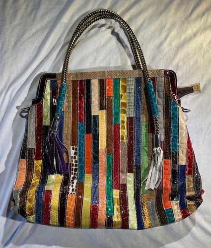 Borsa grande vibrante pelle - in,