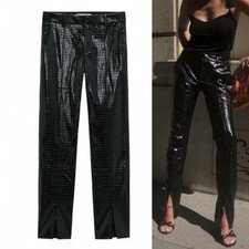 ZARA Faux Leather Trouser