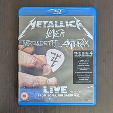 THE BIG 4 METALLICA SLAYER MEGADETH ANTHRAX LIVE FROM SOFIA BLU RAY