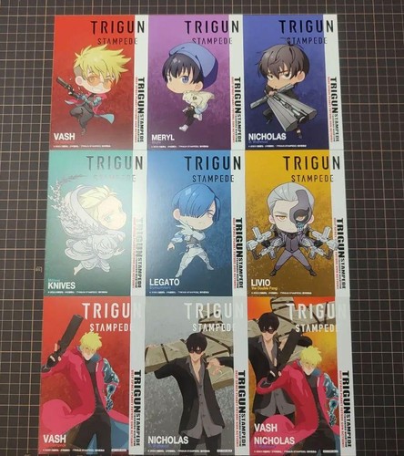 Cartolina trigun stampede set - cartolina,