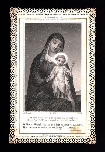 Santino merlettato holy - santino, merlettato-holy