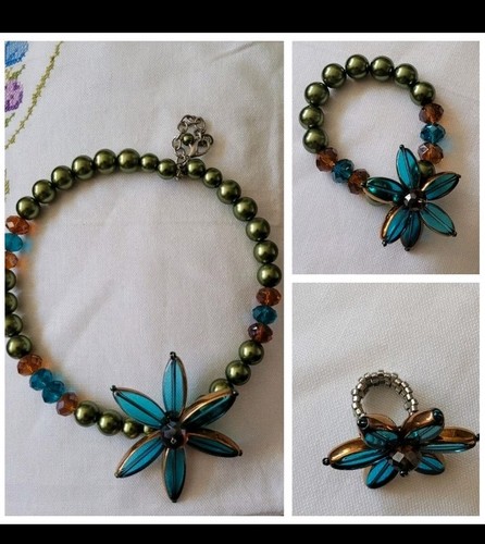 Set vintage collana - set,