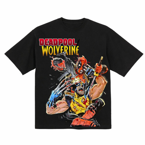 Shirt deadpool wolverine - deadpool,