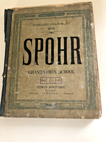 Antique c1895 spohr grand - antique, spohr's