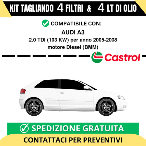 Tagliando per audi 0 tdi - per,