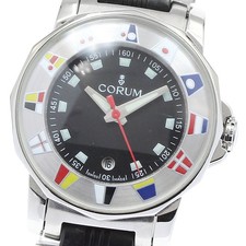 Orologio da donna al quarzo CORUM Admirals cup 039.430.20 data quadrante nero_907746