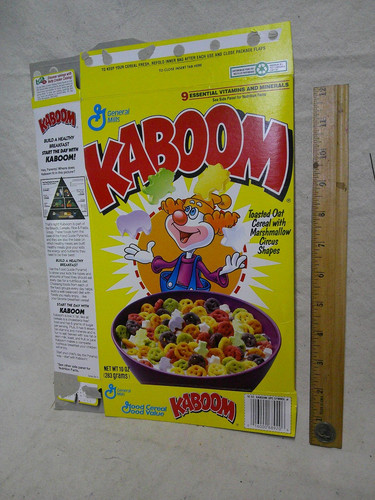 Scatola cereali kaboom - kaboom, 1994