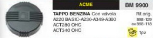 898129 tappo serbatoio benzina - 898129,