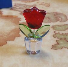 SWAROVSKI 657109 - Collezione Happy Flowers - Tulipano Rosso cm 5 - Nuovo